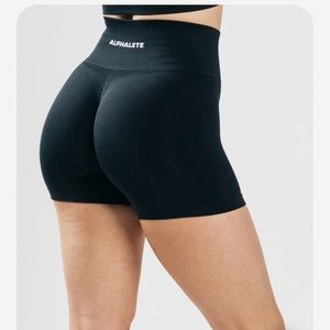 COPY - XXS Alphalete amplify shorts black but also have in dark navy blue